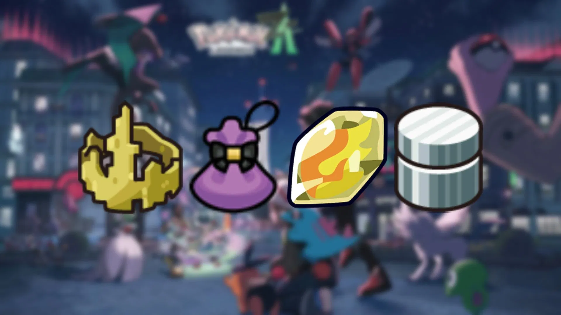 itens de evolução em Pokémon Legends Z-A