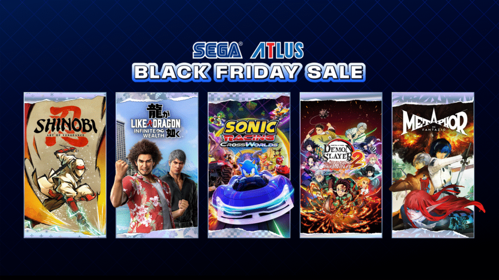Black-Friday-da-SEGA-1024x576 SEGA libera megaofertas de Black Friday com descontos em várias plataformas