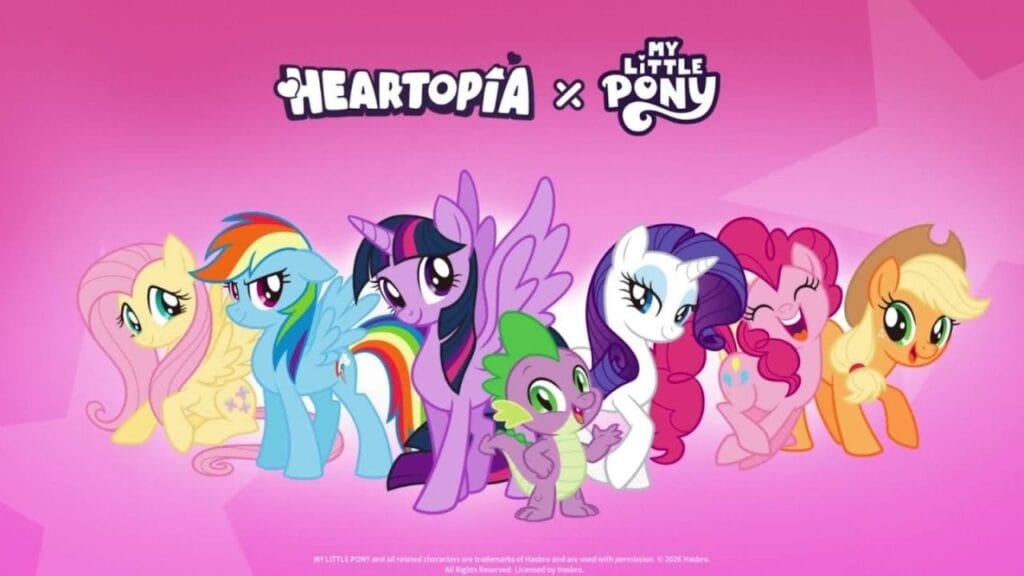 Heartopia anuncia colaboração com My Little Pony