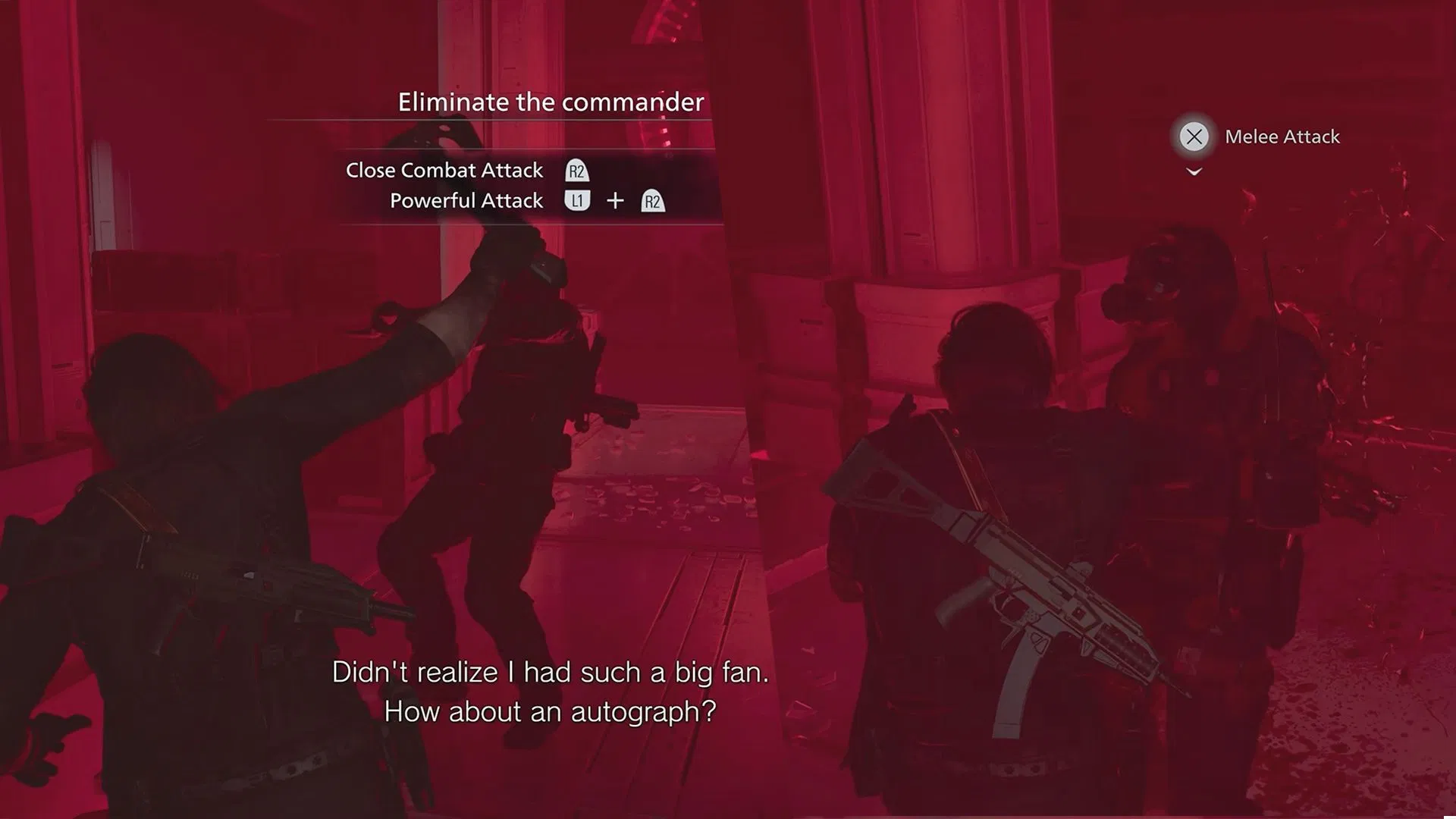 Comandante em Resident Evil Requiem