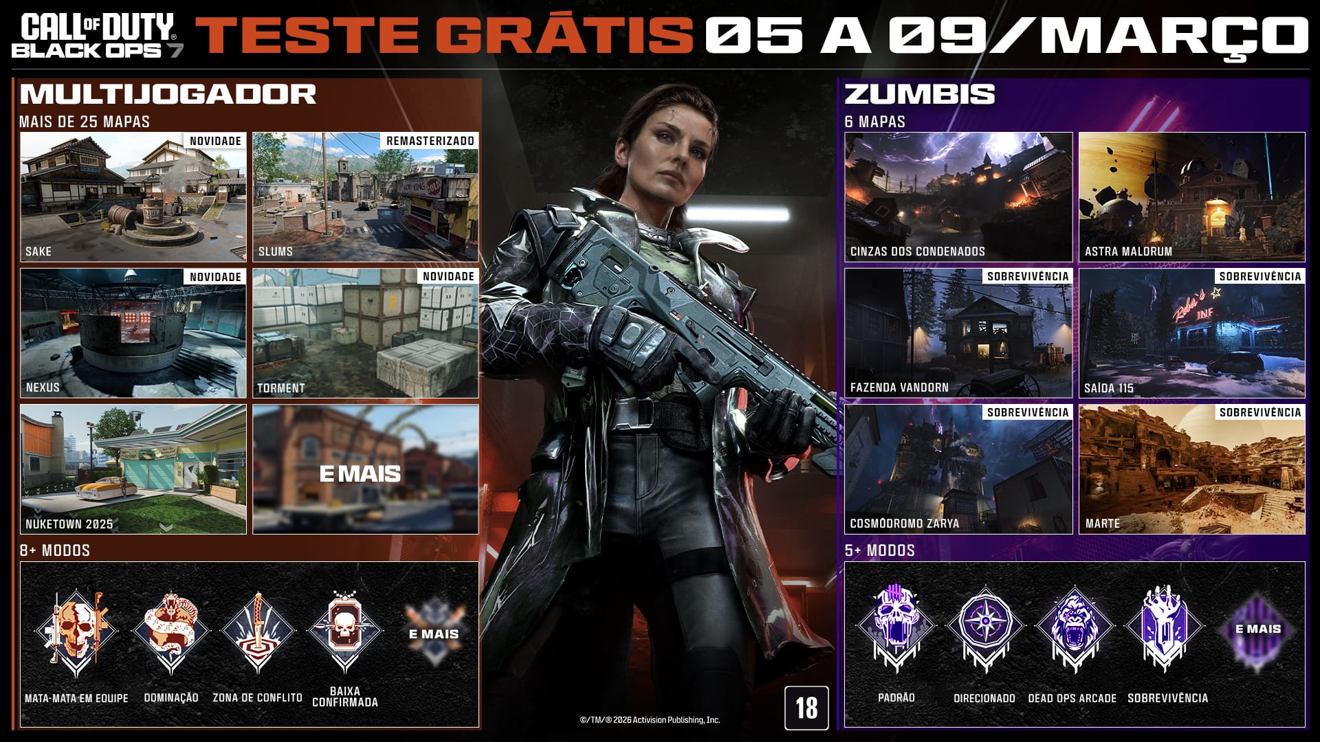 A Temporada 2 Recarregada de Black Ops 7 e Warzone