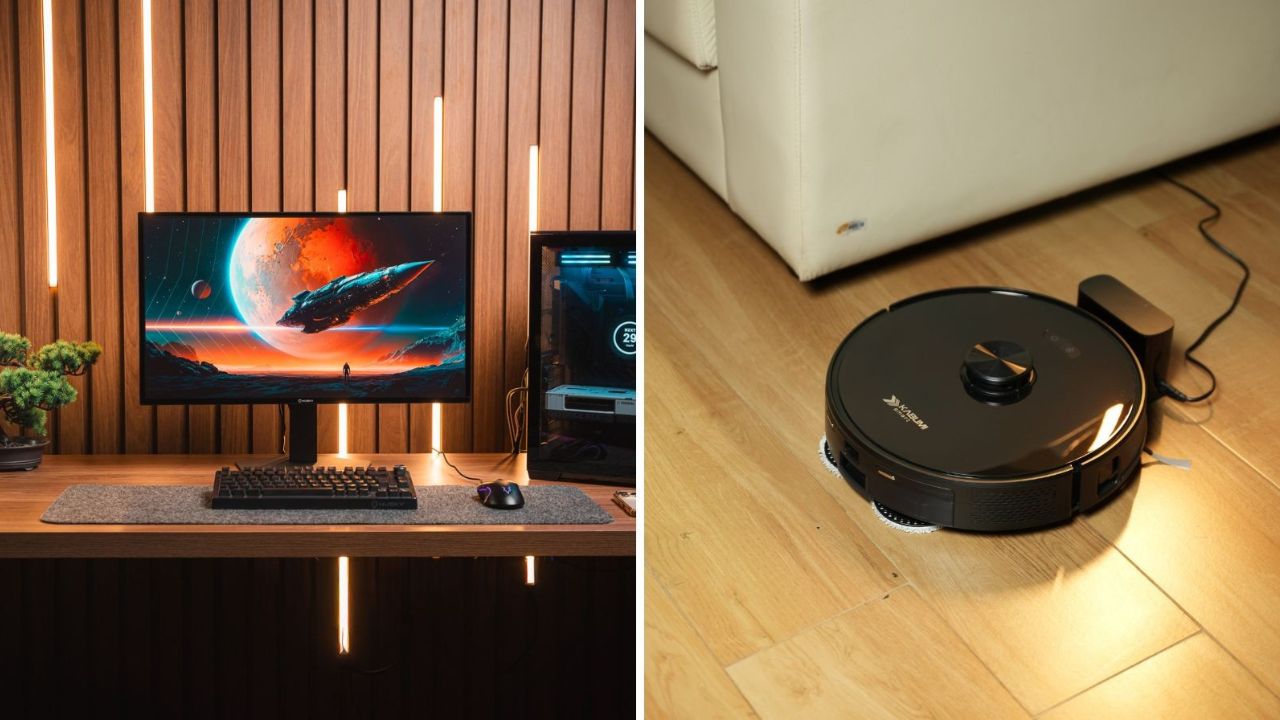 KaBuM! lança robôs aspiradores super potentes e monitor OLED gamer