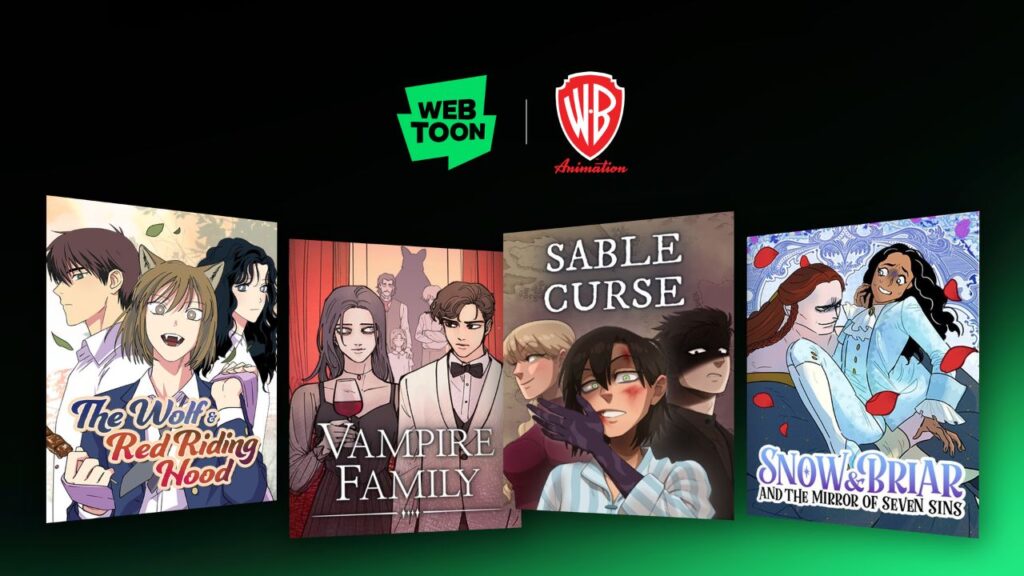 WEBTOON anuncia novas animações em parceria com a Warner Bros.