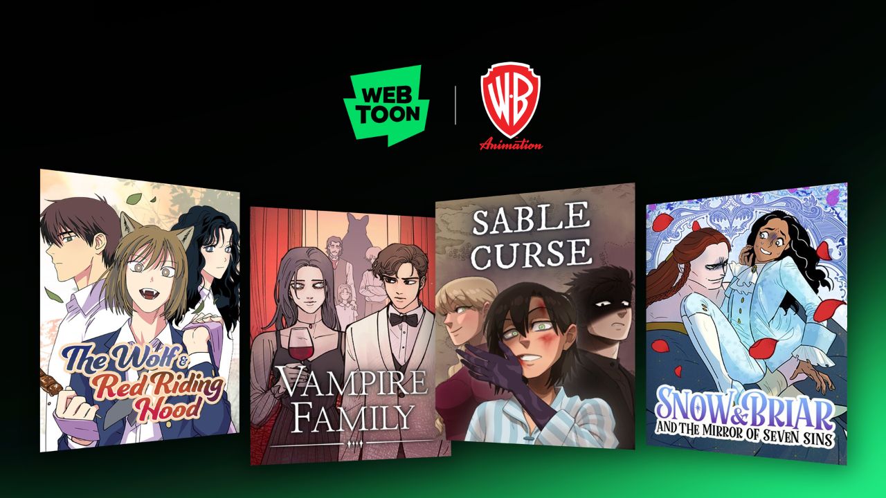 WEBTOON anuncia novas animações em parceria com a Warner Bros.