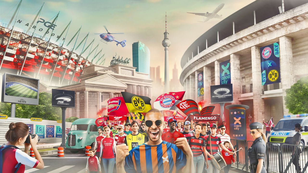 Copa City reúne Flamengo e grandes clubes em football tycoon que chega em junho