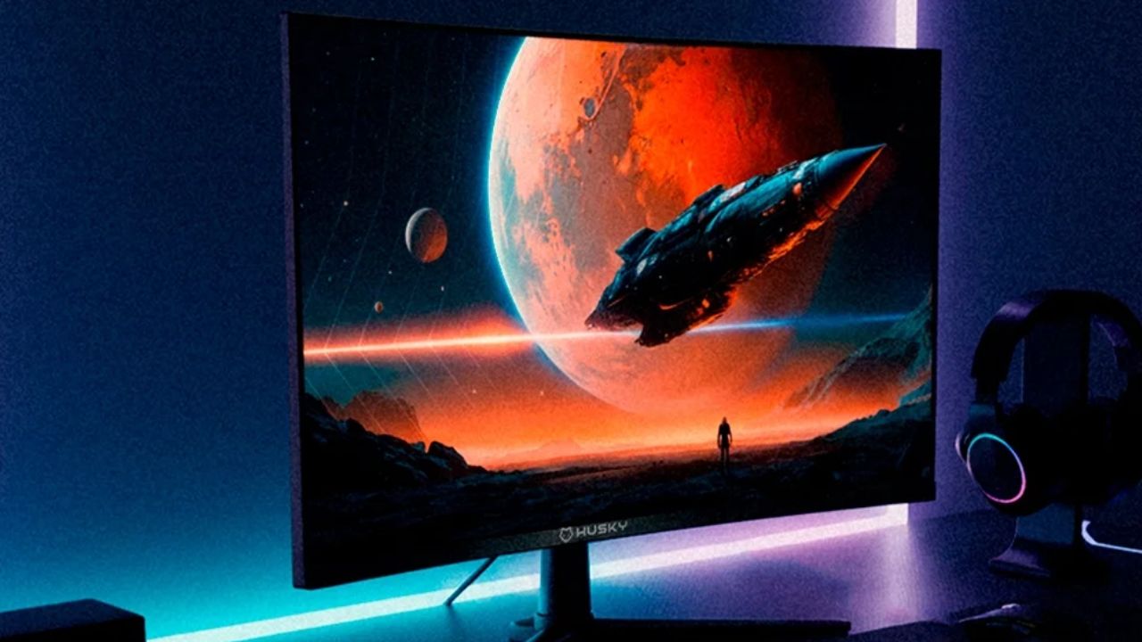 Husky, do KaBuM!, lança mesa regulável e monitor curvo