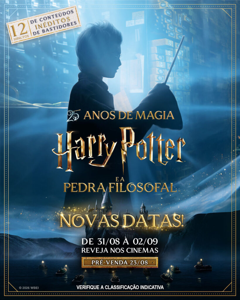 'Harry Potter e a Pedra Filosofal' ganha novas datas de exibição nos cinemas após seucesso em pré-venda

