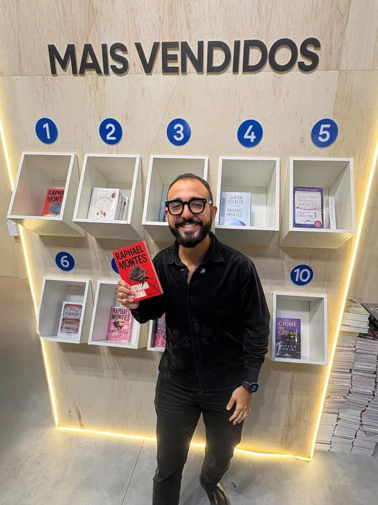 Raphael Montes vendas na Bienal do Livro de São Paulo